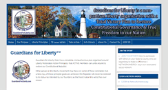 Desktop Screenshot of guardiansforliberty.com