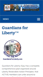 Mobile Screenshot of guardiansforliberty.com